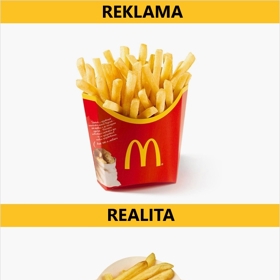 3. McDonald’s – hranolky.