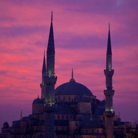 2. Mešita sultána Ahmeda (Istanbul, Turecko).