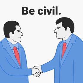 2. Zachovejte chladnou hlavu. Tasí na vás oponent argumenty, které zní nelogicky až směšně? Nenechte se vytočit. Ani tehdy, pokud míří do citlivých míst. Bez oboustranného respektu se nikam nedopracujete. Zkuste navzájem přizpůsobit své emoce – snáze tak pochopíte logiku toho druhého.