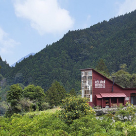 Kamikatz Public House je obklopený krásnou přírodou.