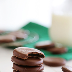 2. Mátové Oreo placičky.