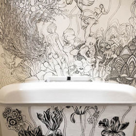 Tato žena proměnila svůj záchod v nejmagičtější místo domácnosti