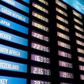 4. Budete muset neustále sledovat pohyby měnového kurzu a všechny ceny si převádět do místní měny.