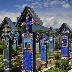 1. Merry Cemetery (Săpânța, Rumunsko).