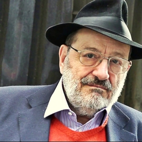 Umberto Eco (5. ledna 1932–19. února 2016).