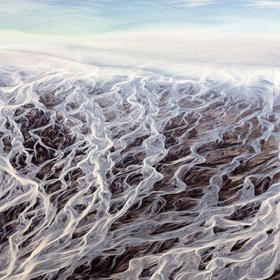 5. Výhled na nejmenovanou řeku na Islandu.