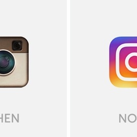 5. Instagram (dříve a nyní).