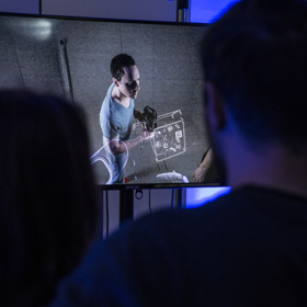 První semifinálovou battlovou dvojicí byl Kryštof Hošek a Michal Škapa.