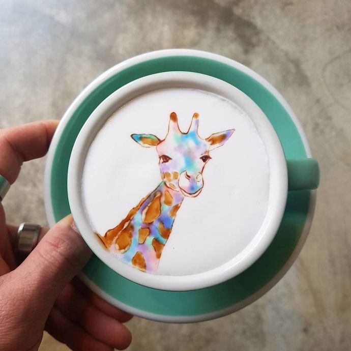 Malovaný poklad v hrnku kávy. Jihokorejec povyšuje latté art na umění hodné výstav