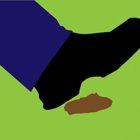 2. Šlápnutí do hromádky. Ve Francii hodně záleží na tom, kterou nohou ji trefíte. Pokud levou, potká vás štěstí. Pravačka znamená smůlu.