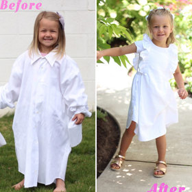 Ze starých košil úchvatné dětské outfity! Američanka (27) šije proti plýtvání i poporodním depresím