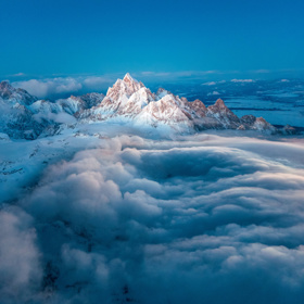 3. Národní park Grand Teton (Wyoming, USA).