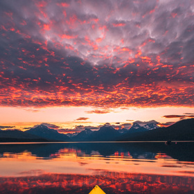 5. Národní park Glacier (Montana, USA).