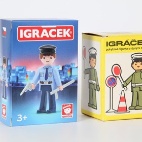 Policista - starý a nový Igráček
