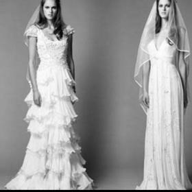 Některé retro svatební šaty měly styl