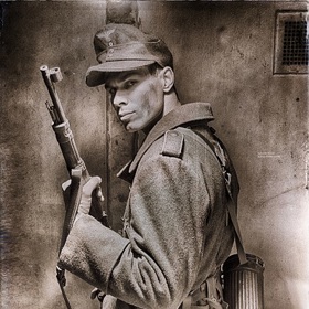 Luboš si stoupl před objektiv známého fotografa Milana Junka.