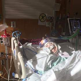 Ivanka po jedné z náročných operací.