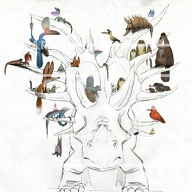 Kresby Alberta Lozana k filmu V hlavě