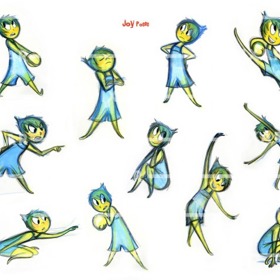 Kresby Alberta Lozana k filmu V hlavě