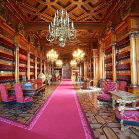 Zámek Hluboká nad Vltavou - knihovna