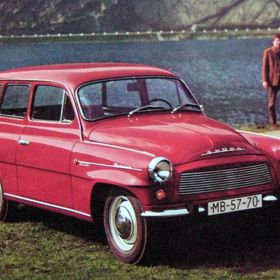 Škodovka z přelomu 50. a 60. let.