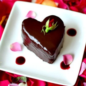 Čokoládovým srdcem nic nezkazíte.