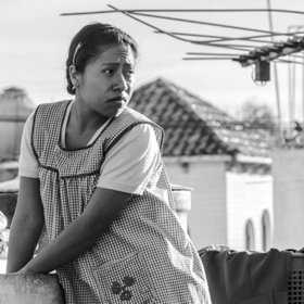Yalitza Apariciová ve filmu Roma.