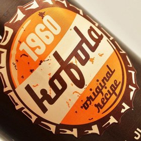 Retro viněta oblíbeného nápoje.