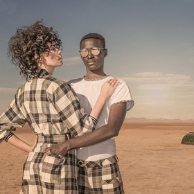 Modela si našel Michal přímo na místě