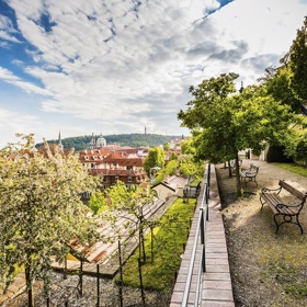 Palácové zahrady pod Pražským hradem.