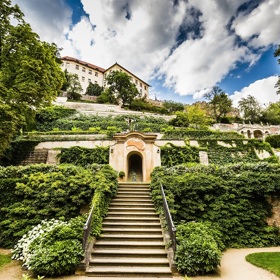 Palácové zahrady pod Pražským hradem.