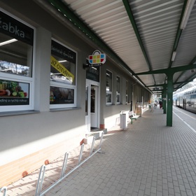 Žabku můžete nyní potkat už i na nádraží!