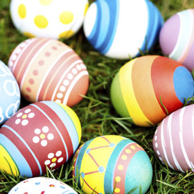 Na velikonoční vajíčka radost pohledět