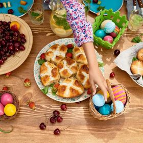 Velikonoční tabule musí být pestrá