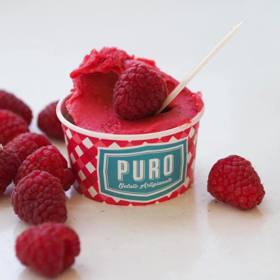 Puro gelato - veganské malinové