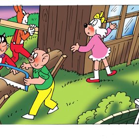 Zvířátka často pracují na zvelebení svého domečku