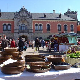 Populární jsou i zde pořádané velikonoční trhy