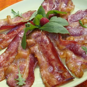 Křupavá slaninka z mikrovlnky
