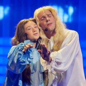 Kelly Family v podání Terezy Maškové a Romana Vojtka.