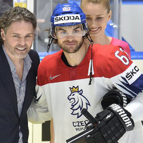 Jágr na mistrovství podpořil Frolíka.