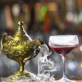 Signature drink Be genie.