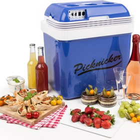 Přenosná lednice je skvělou volbou na romantický piknik i na rodinnou dovolenou.