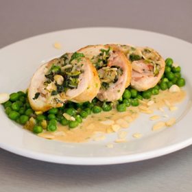 Kuřecí roládka s kopřivami