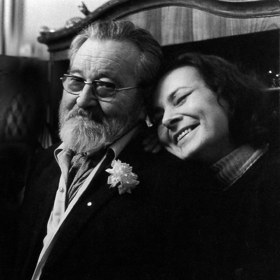 Jan Werich s dcerou Janou, která nechtěla být herečkou