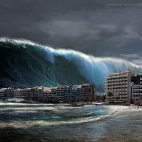 Obecně se říká, že vhodné místo na žití není tam, kde může přijít tsunami.