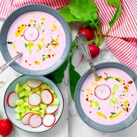 Ředkvičková polévka.