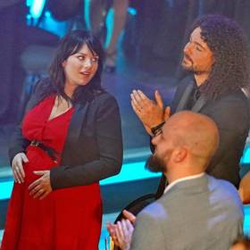 Ewa pár týdnů před porodem.