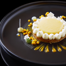 Citronový dezert je pouze z přírodních surovin.