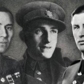 Legendární odbojářská skupina Tři králové. Zleva Josef Balabán, Václav Morávek a Josef Mašín.