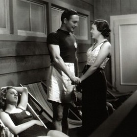 František Krištof Veselý a Eva Gerová ve filmu Pán a sluha z roku 1938.